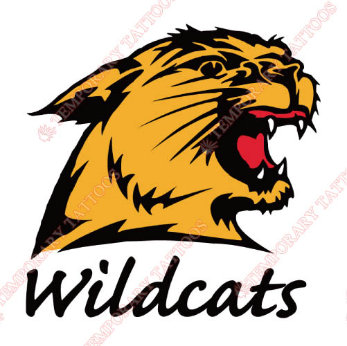 Northern Michigan Wildcats Customize Temporary Tattoos Stickers NO.5692